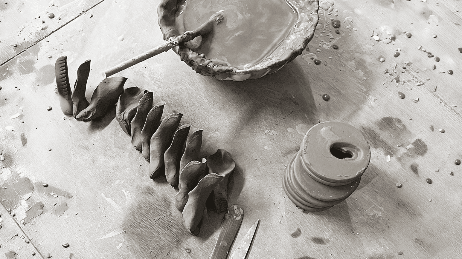 25 years of making handmade ceramic flowers by hand. What handmade actually means. - Chive Ceramics Studio