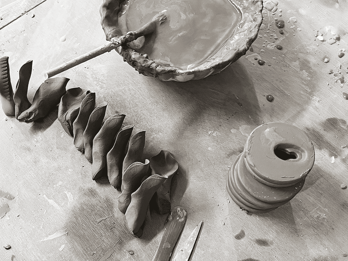 25 years of making handmade ceramic flowers by hand. What handmade actually means. - Chive Ceramics Studio