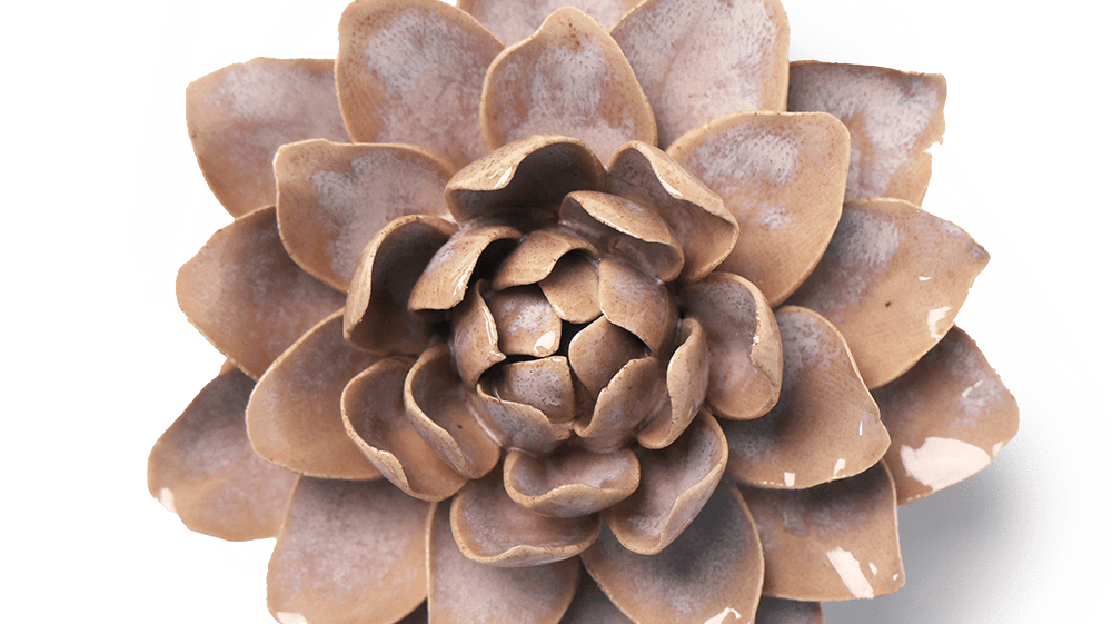 July birth flower: the water lily in handmade ceramic - Chive Studio