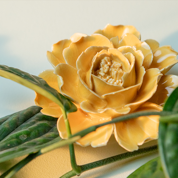June Birth Flower: The Rose, Chive Studio Ceramic Flowers, Toronto