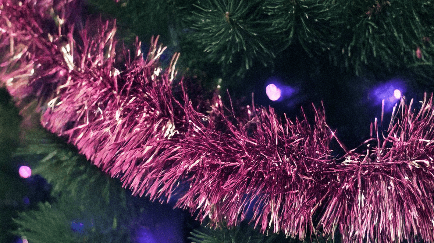 Pink Christmas Ornaments - Rose Gold & Blush Holiday Decor - Chive Ceramics Studio