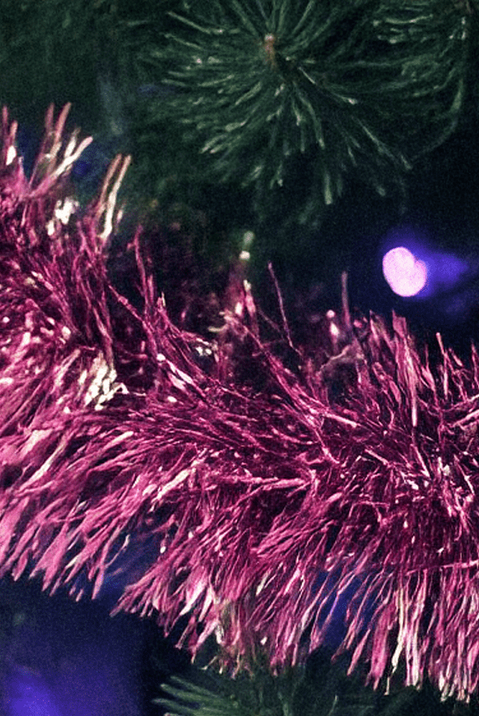 Pink Christmas Ornaments - Rose Gold & Blush Holiday Decor - Chive Ceramics Studio