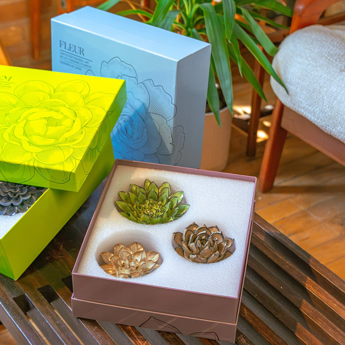Ceramic Flower Gift Box Sets