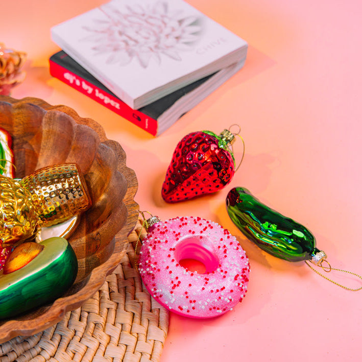 Food and Drink Ornaments - Chive Ceramics Studio