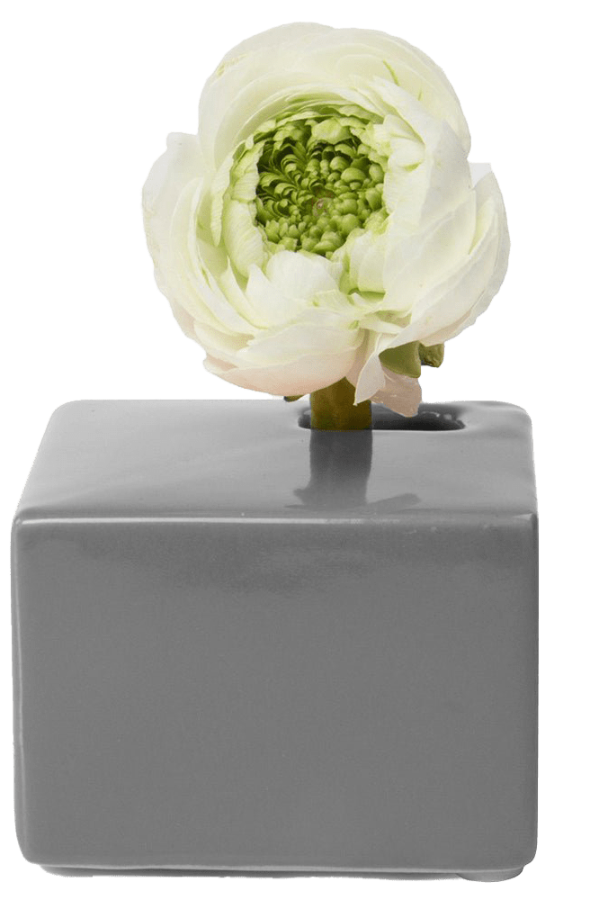 Cube Ceramic Flower Vase - Chive Ceramics Studio - Vases - Chive US