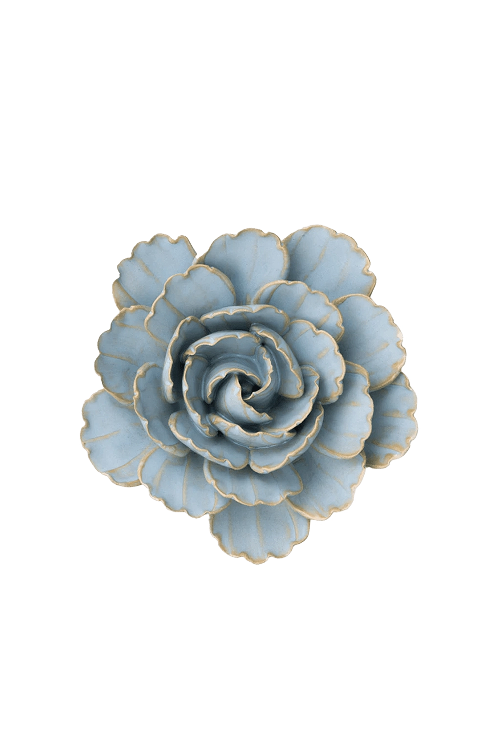 Robin's Egg Blue Keiko Peony - France Collection - handmade by Chive Studio Toronto