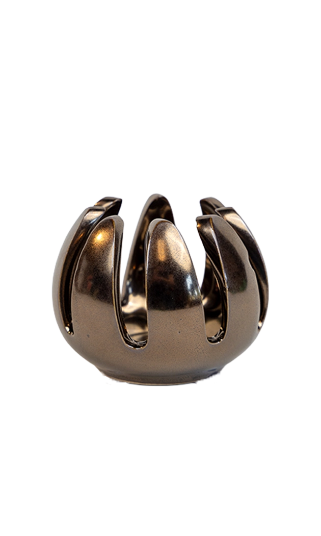 Grassy Dark Chrome - Gideon - handmade by ChIve Studio Toronto
