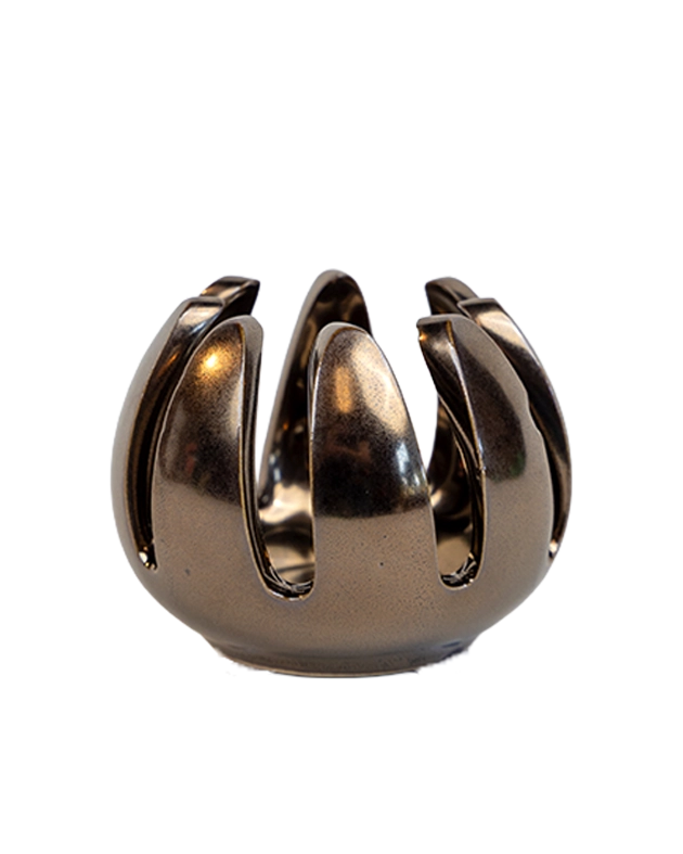 Grassy Dark Chrome - Gideon - handmade by ChIve Studio Toronto