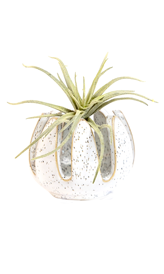 Grassy White Speckles - Gideon - handmade by Chive Studio Toronto