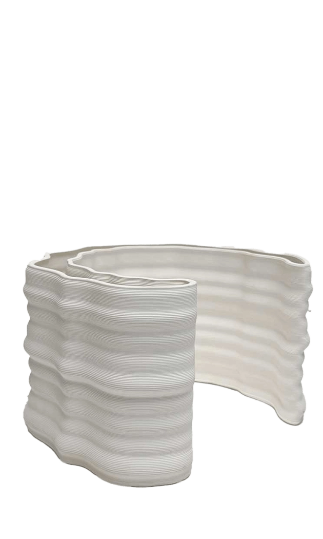 Glazed - 3D Ceramic Drip - handmade by Chive Studio Toronto