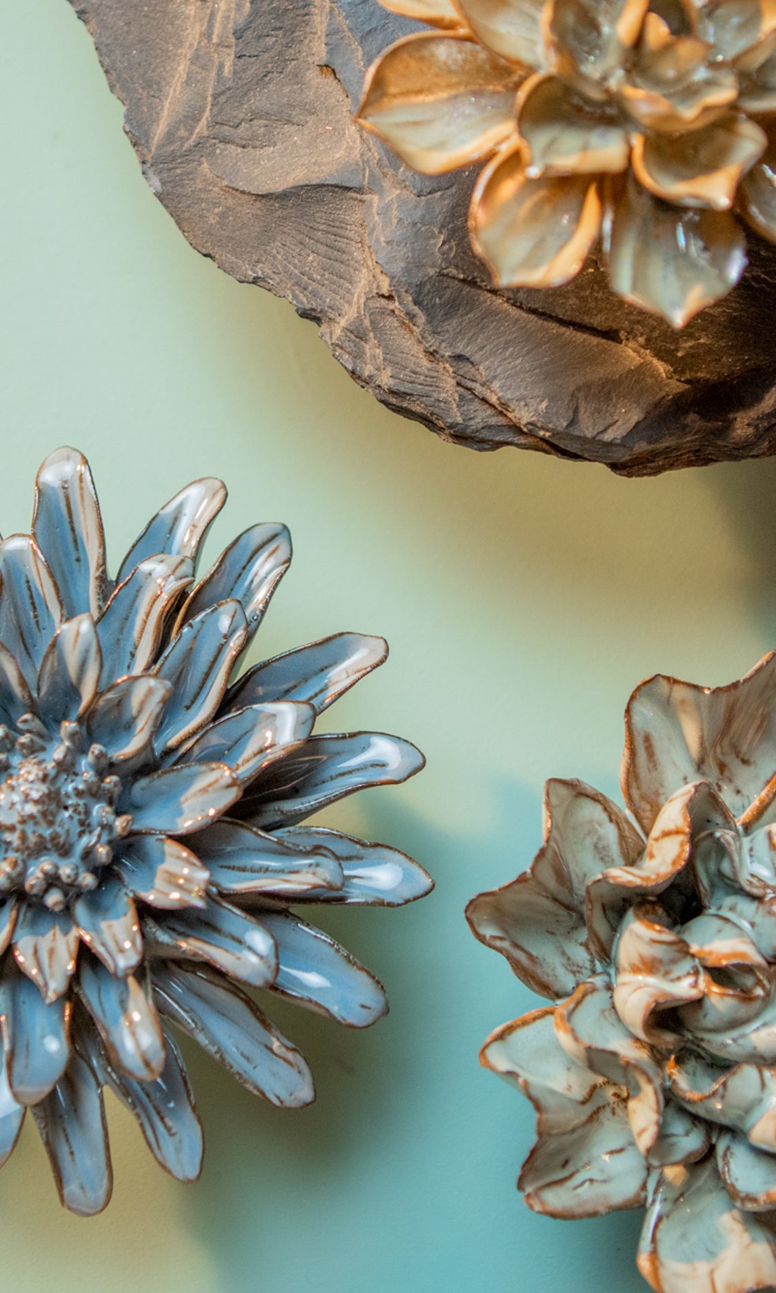 Newport - Ceramic Flower Curated Collection - Chive Ceramics Studio - Ceramic Flower Sets - Chive Ceramics Studio