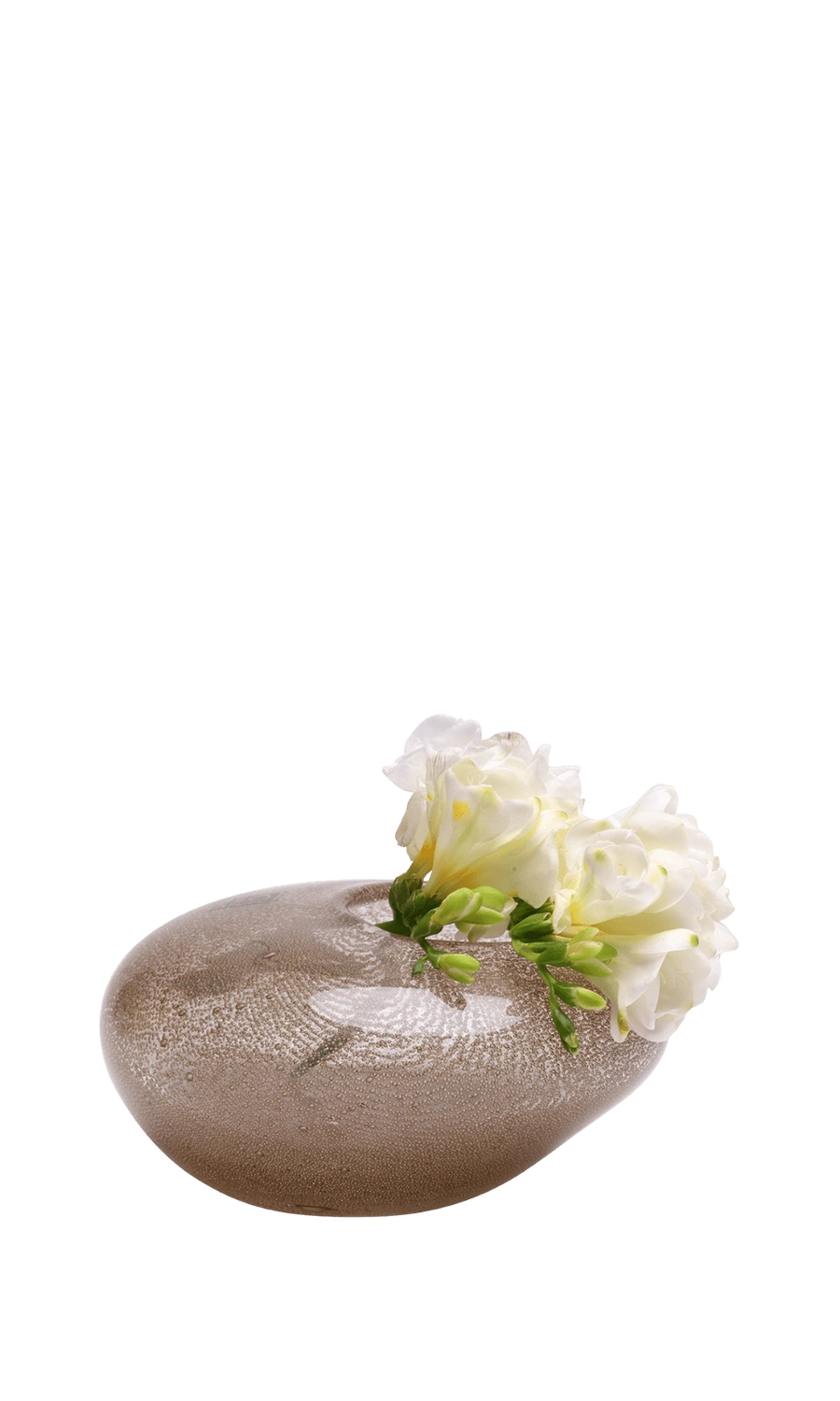 Glass Modern Flower Vase - Copper - handmade by Chive Studio Toronto