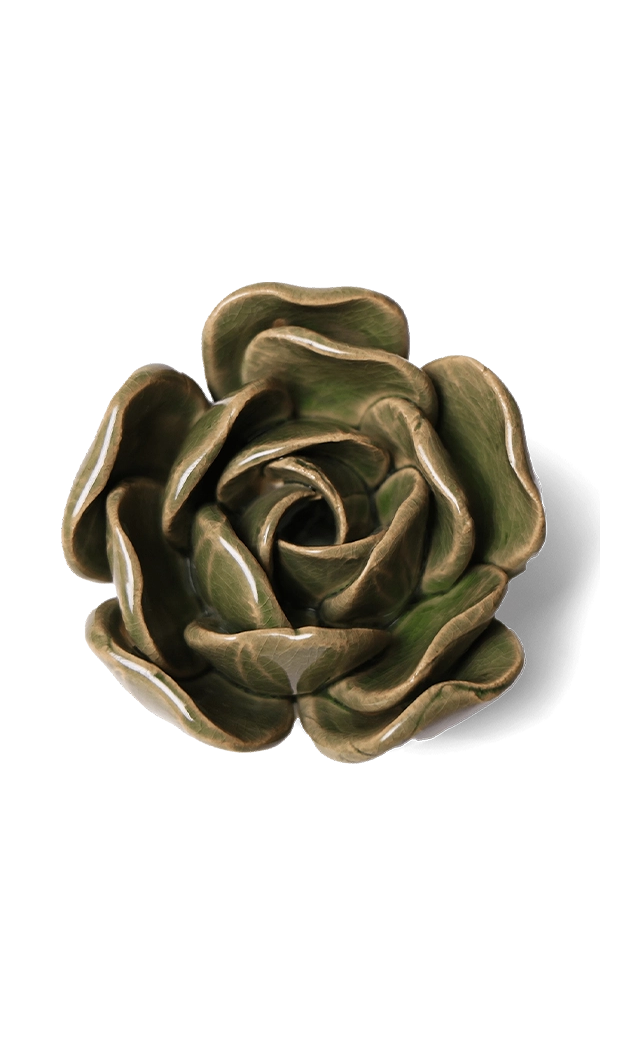Green - Rose - handmade by Chive Studio Toronto