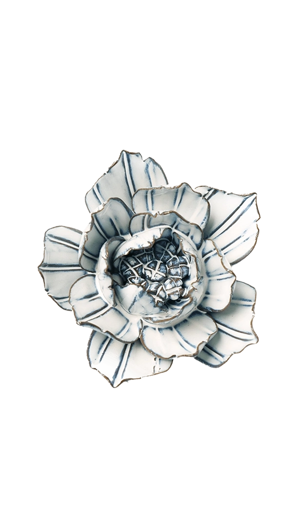 Blue White - Purslane - handmade by Chive Studio Toronto