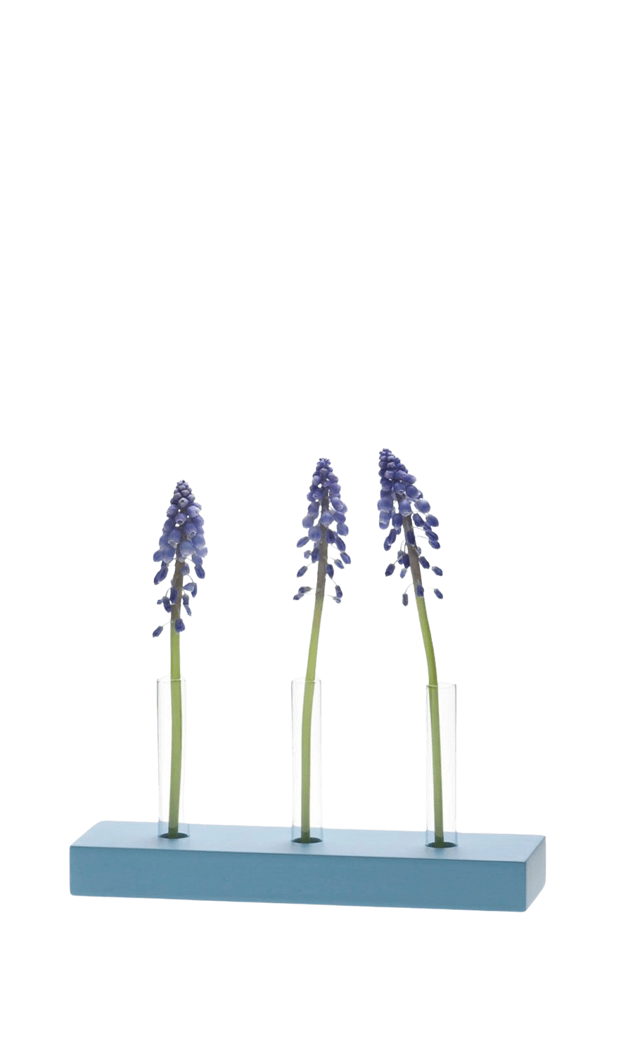Blue Test Tube Flower Vase - Calla - handmade by Chive Studio Toronto