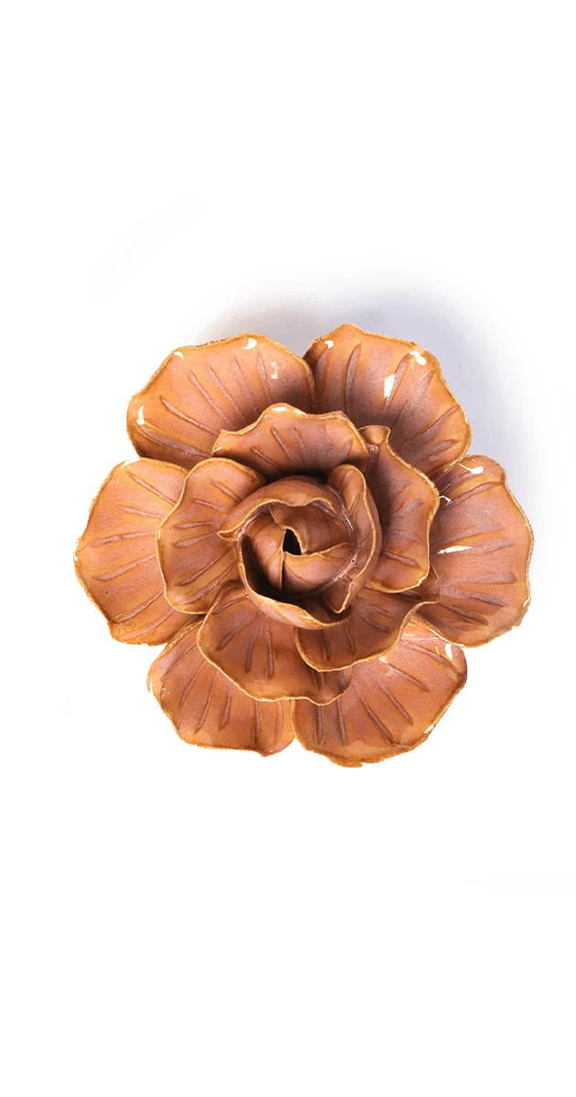 Peach Pink - Solar Carnation - handmade by Chive Studio Toronto