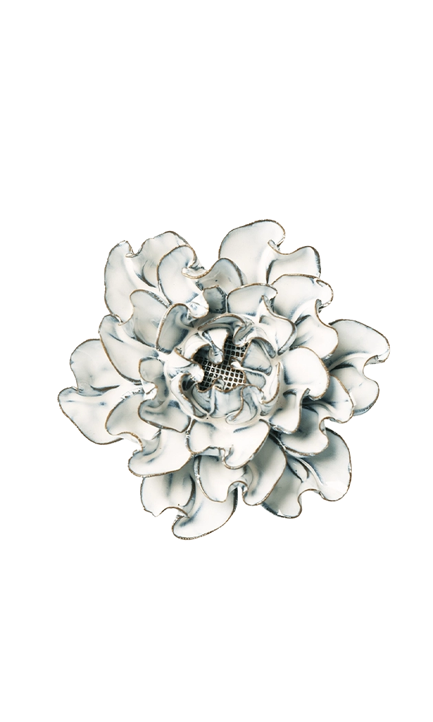 Blue White Hawthorn - May Birth Flower - handmade by Chive Studio Toronto