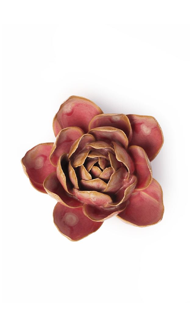 Rose Quartz Pink - Narcissus - handmade by Chive Studio Toronto