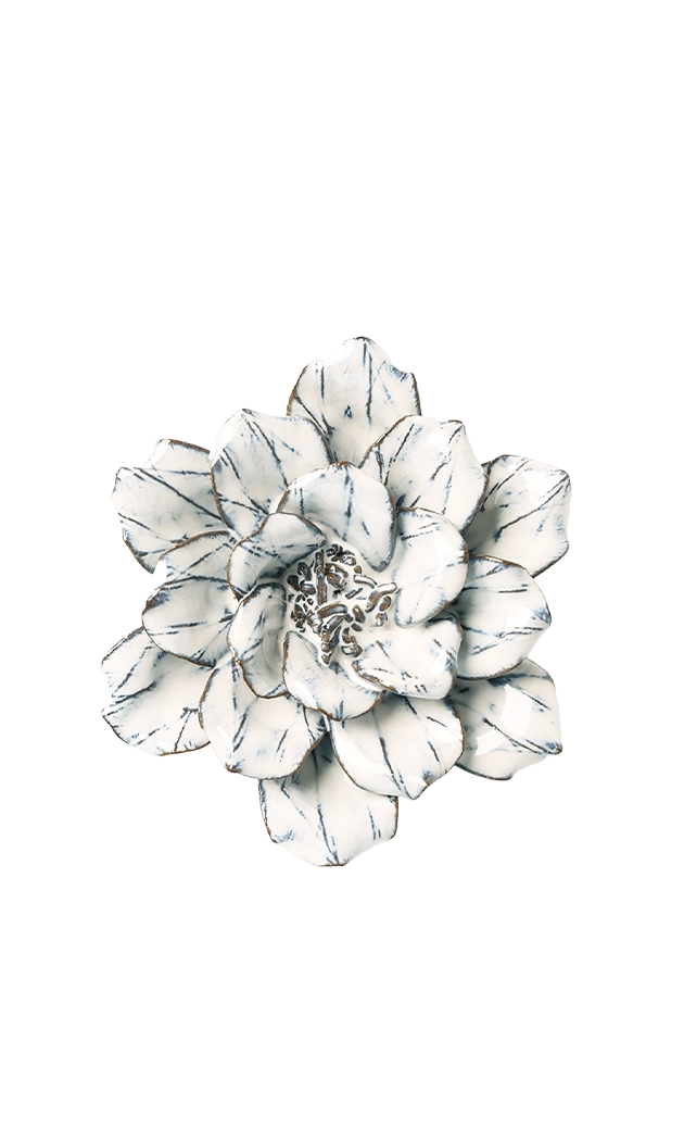 Blue White - Cosmos - handmade by Chive Studio Toronto