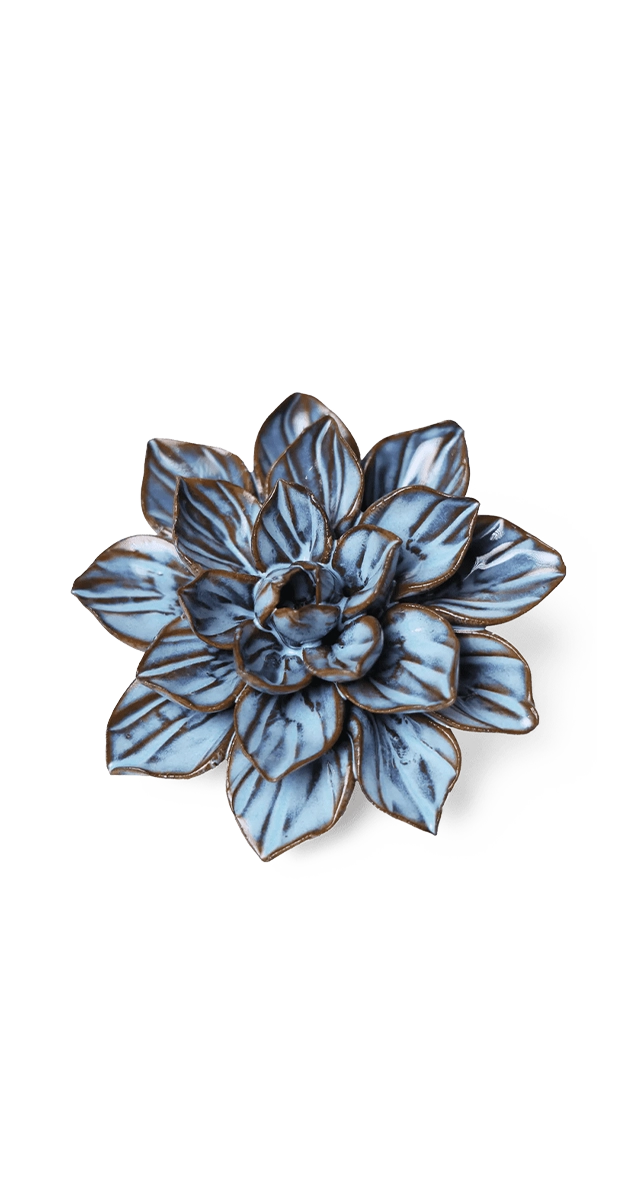 Seasonal Blue - Frikartii Aster - handmade by Chive Studio Toronto