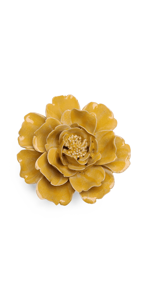 Burnt Yellow - Rose - handmade by Chive Studio Toronto