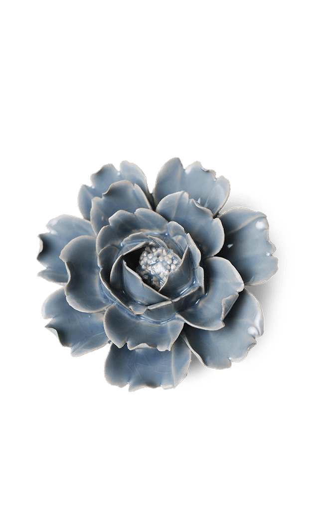 Pastel Blue - Rose - handmade by Chive Studio Toronto