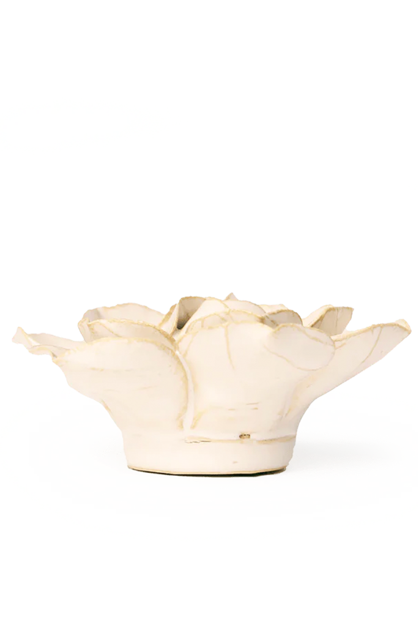 Ivory Daffodil ceramic wall flower styled display — English Garden Collection