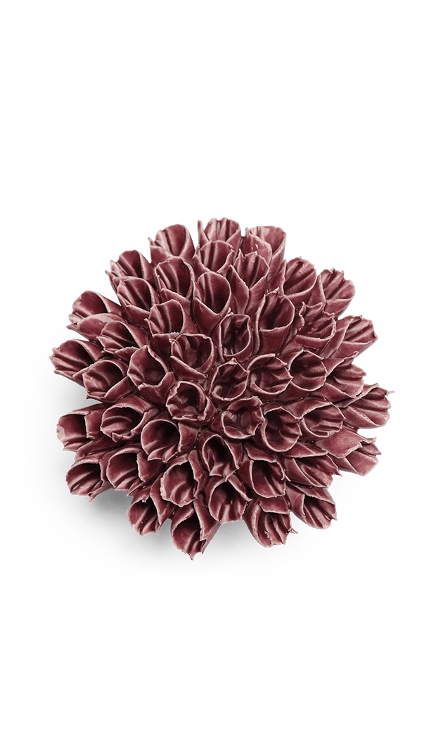 Purple - Flower - handmade by Chive Studio Toronto