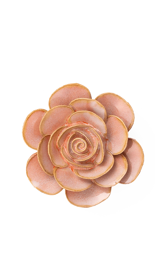 Peach Pink - Cloni Ranunculus - handmade by Chive Studio Toronto