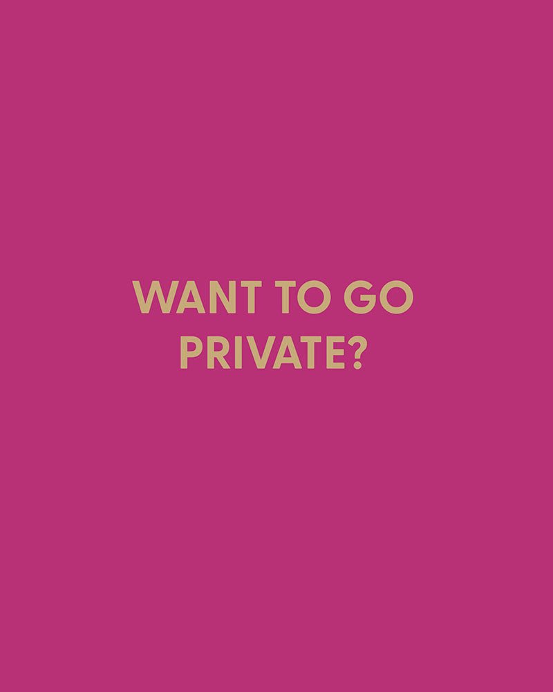 Want to go private - Greeting Card - Chive Ceramics Studio - Cards - Chive Ceramics Studio