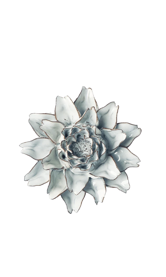 Blue White - King Protea - handmade by Chive Studio Toronto