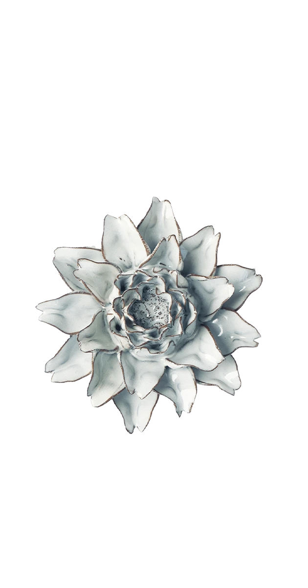 Blue White - King Protea - handmade by Chive Studio Toronto