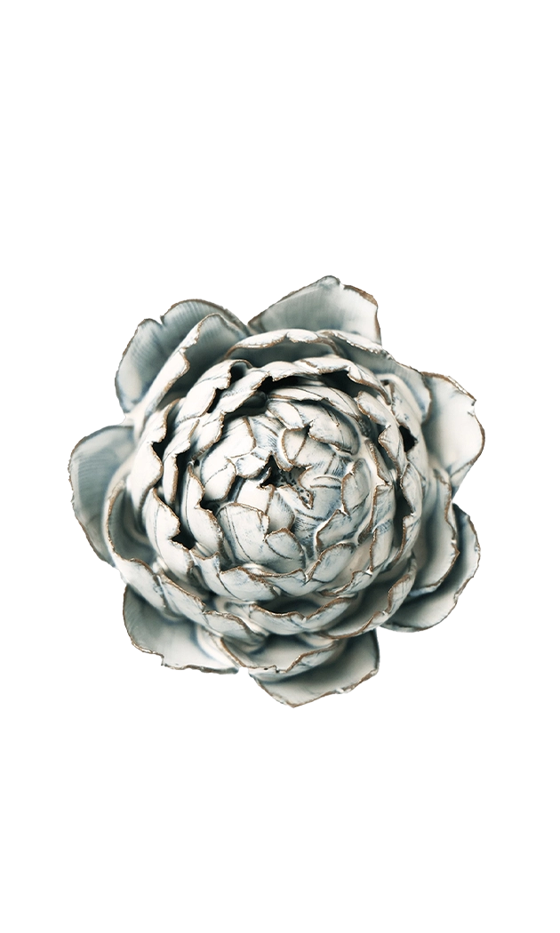Blue White - Queen Protea - handmade by Chive Studio Toronto