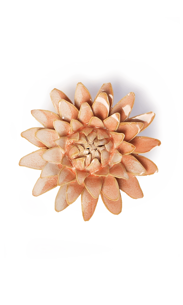 Peach Pink - Strawflower - handmade by Chive Studio Toronto