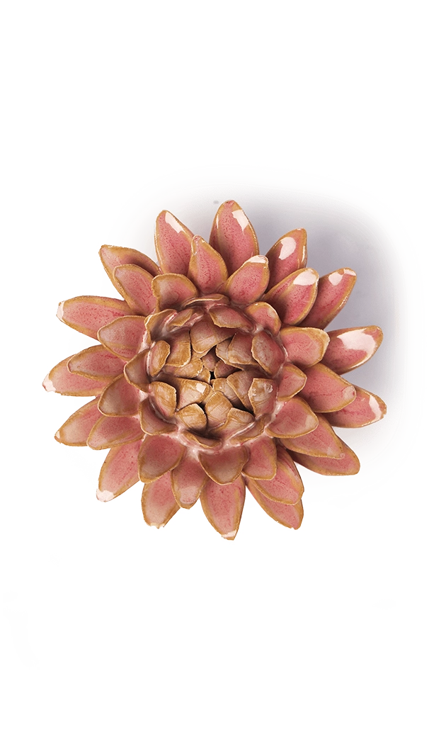 Rose Quartz Pink - Strawflower - handmade by Chive Studio Toronto