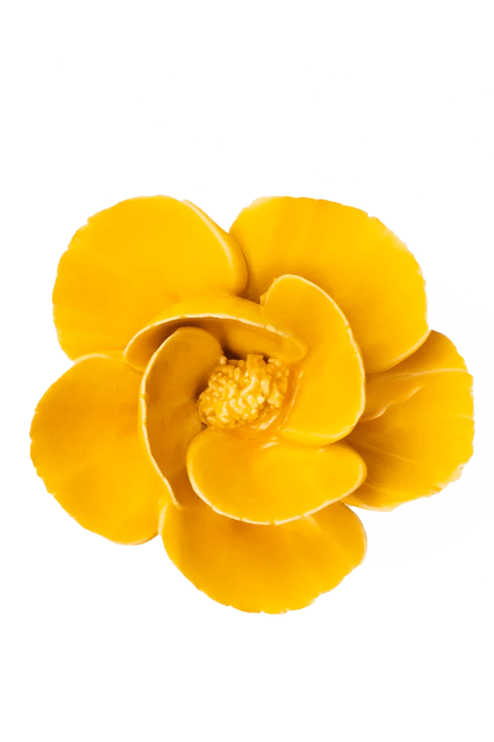 Burnt Yellow Poppy - France Collection - handmade by Chive Studio Toronto