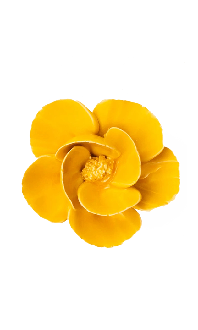 Burnt Yellow - Poppy - handmade by Chive Studio Toronto