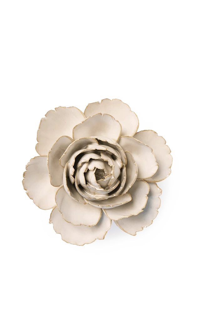 Ivory - English Rose - handmade by Chive Studio Toronto