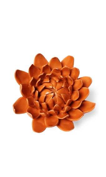 Orange - Dahlia - handmade by Chive Studio Toronto
