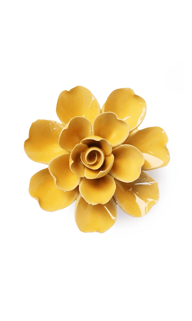 Burnt Yellow - Tahitian Gardenia - handmade by Chive Studio Toronto