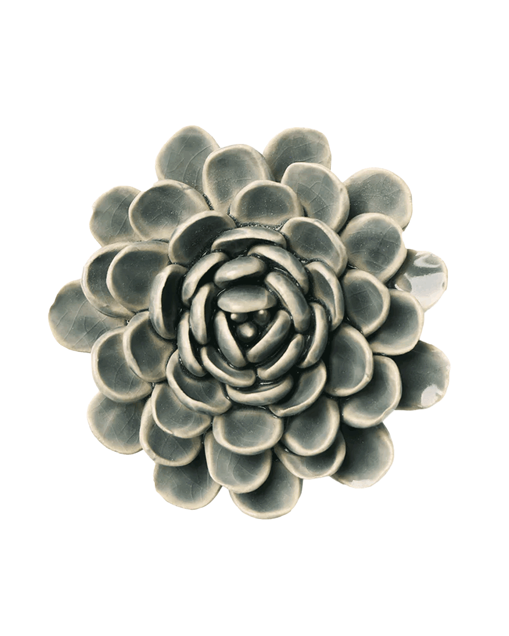 Pewter Blue - Zinderella Zinnia - handmade by Chive Studio Toronto