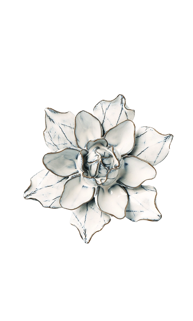 Blue White - Columbine - handmade by Chive Studio Toronto