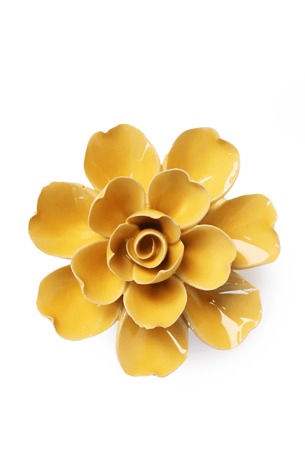 Burnt Yellow Tahitian Gardenia - English Garden - handmade by Chive Studio Toronto