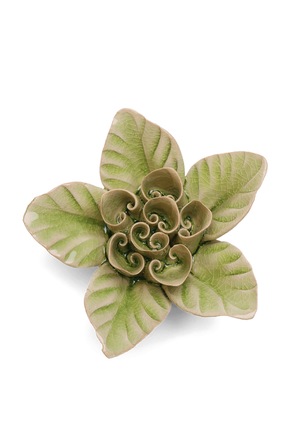 Peridot Green Maiden - Lotus - handmade by Chive Studio Toronto