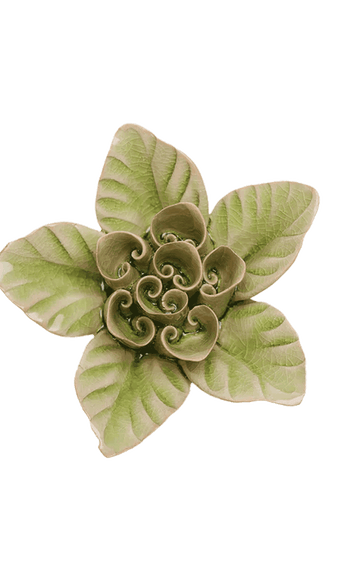 Peridot Green - Maiden Lotus - handmade by Chive Studio Toronto
