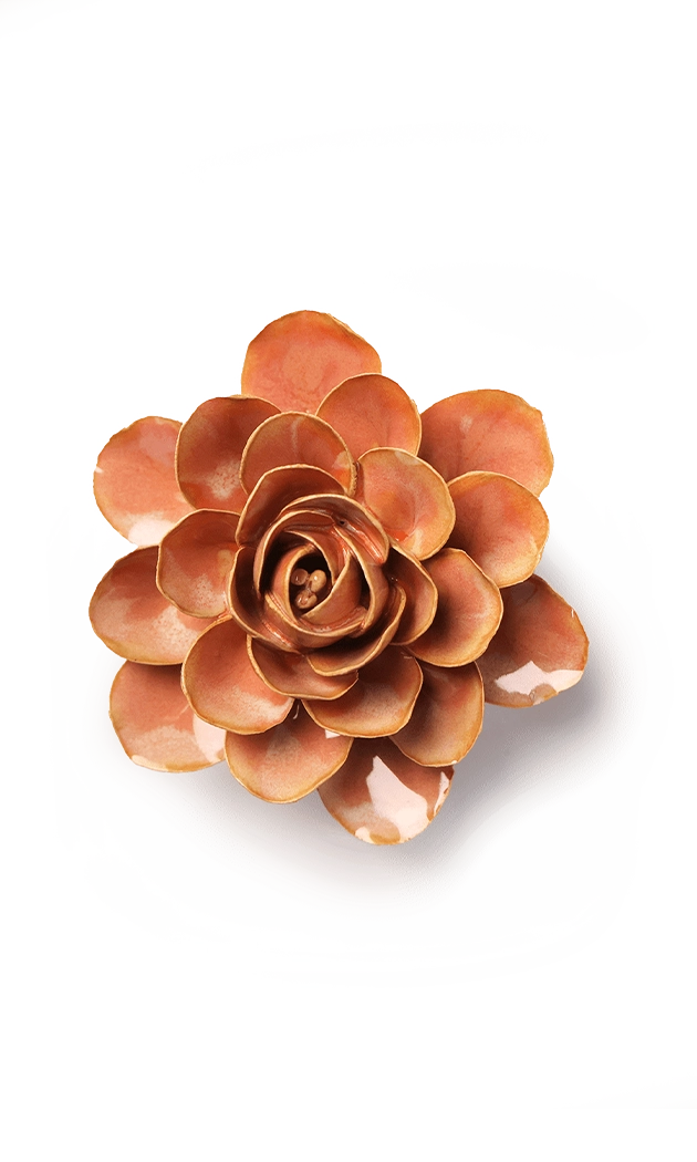 Peach Pink - Begonia - handmade by Chive Studio Toronto