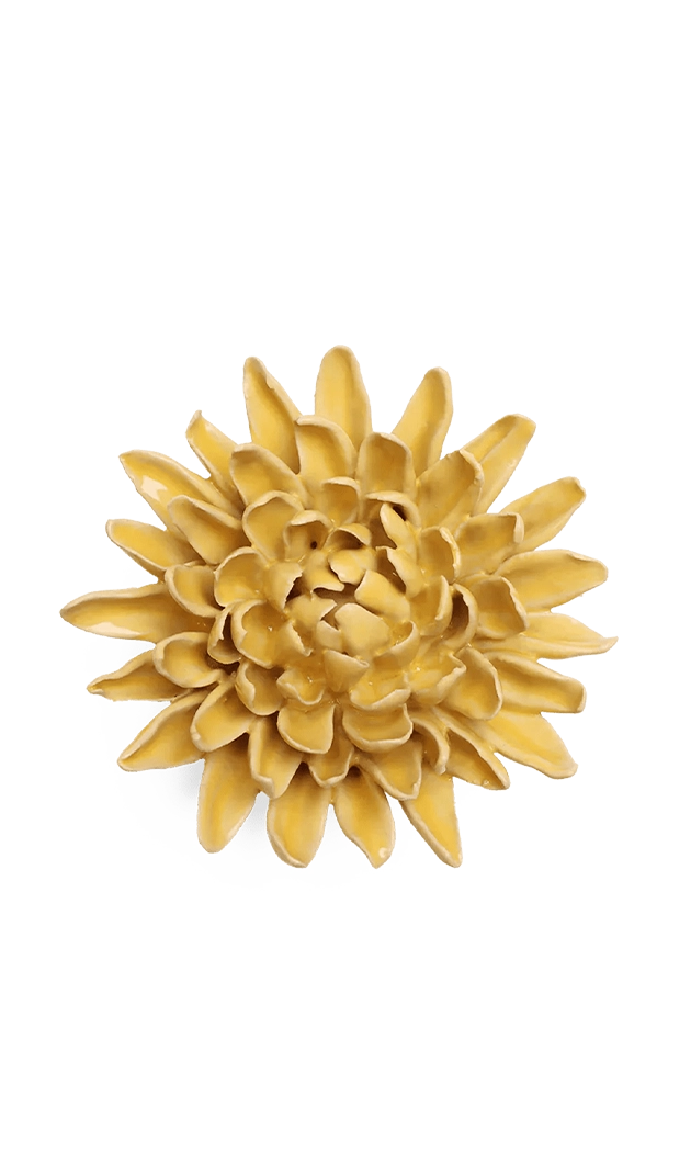 Buttercup Yellow - Chrysanthemum - handmade by Chive Studio Toronto