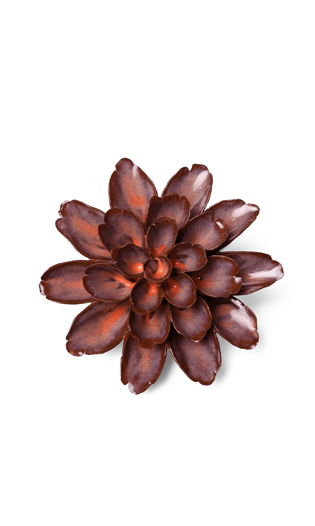 Peach Mocha - Cornflower - handmade by Chive Studio Toronto