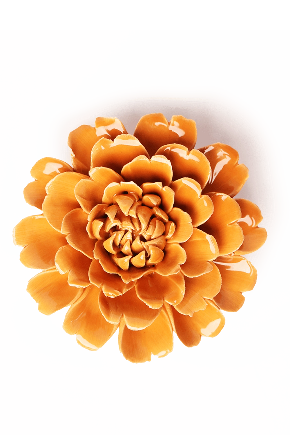 Orange Fiesta Marigold - English Garden Collection - handmade by Chive Studio Toronto