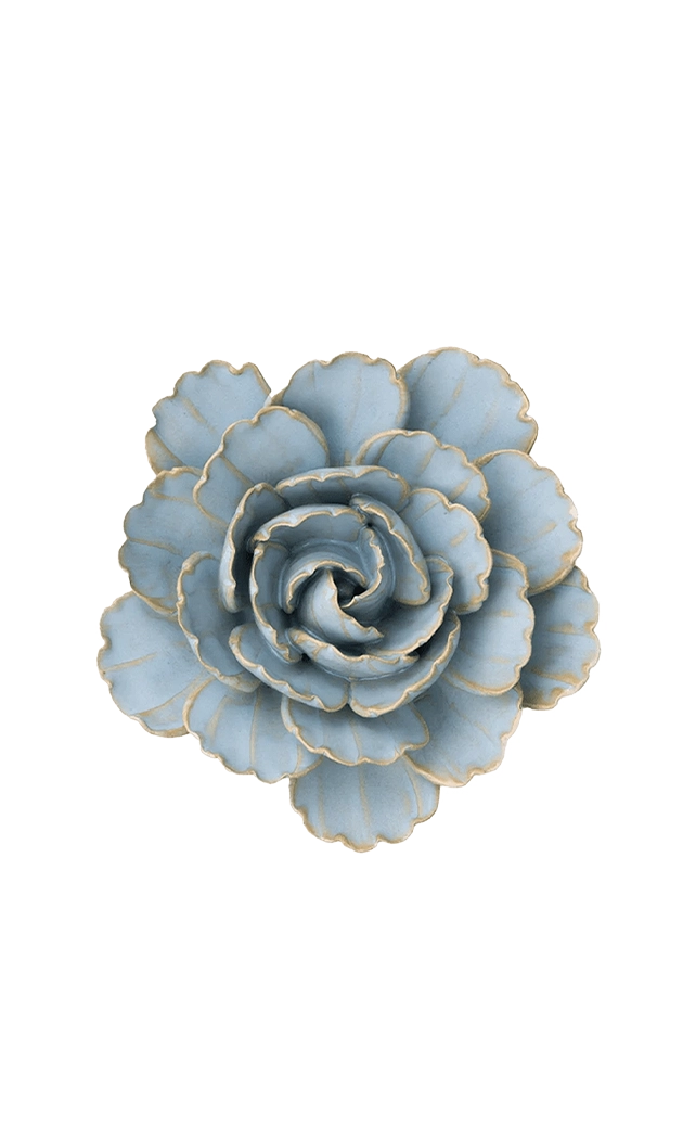 Robin's Egg Blue - Keiko Peony - handmade by Chive Studio Toronto
